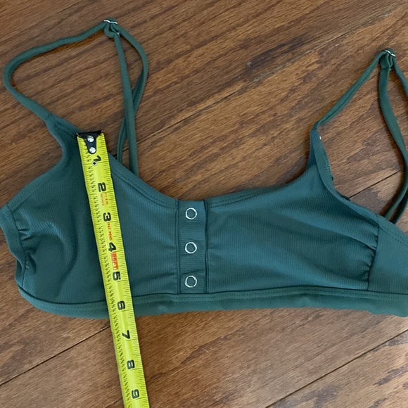 Xhilaration army green bathing suit top. Size Medium NWNT - Picture 7 of 8